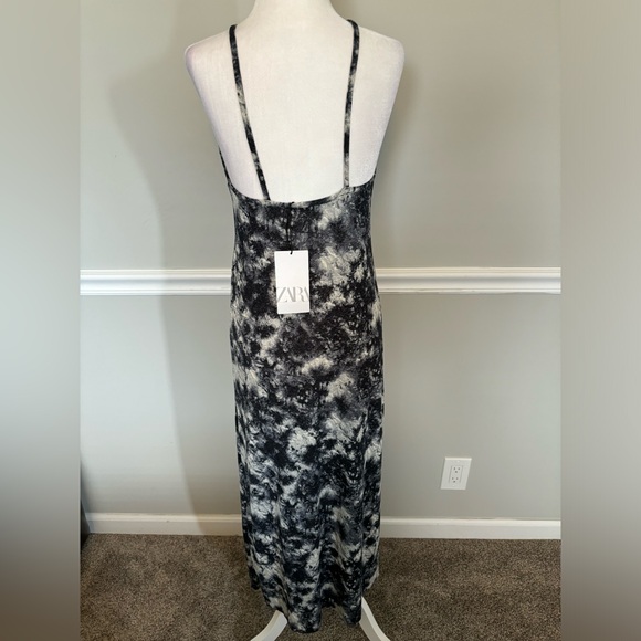 🆕 ZARA Tie Dye Ankle Dress - Picture 6 of 7